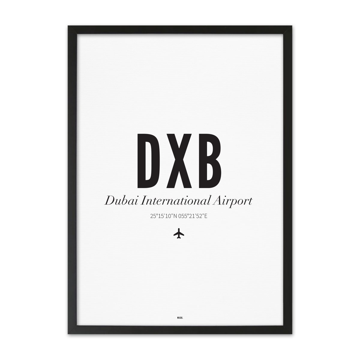 Poster van Dubai International Airport | WIJCK. 